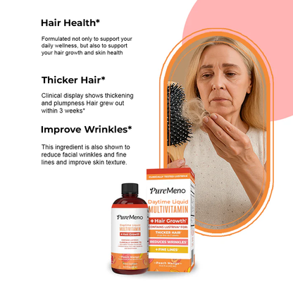 PureMeno Daytime Liquid Multivitamin + Hair Growth