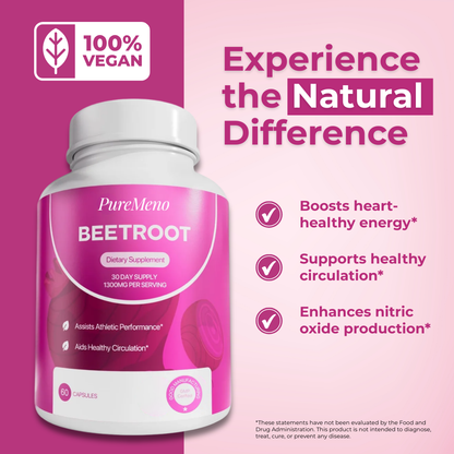 PureMeno Menopause Beetroot Formula