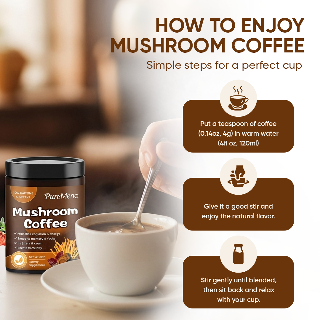 PureMeno Mushroom Coffee