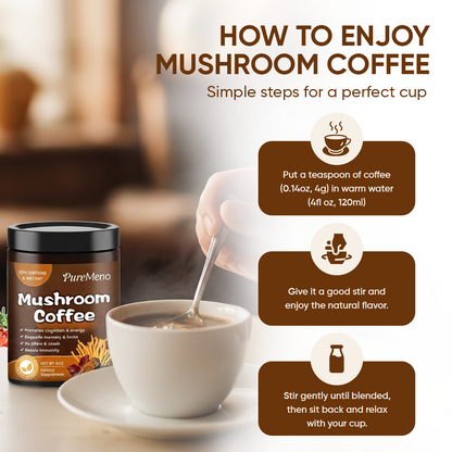 PureMeno Mushroom Coffee