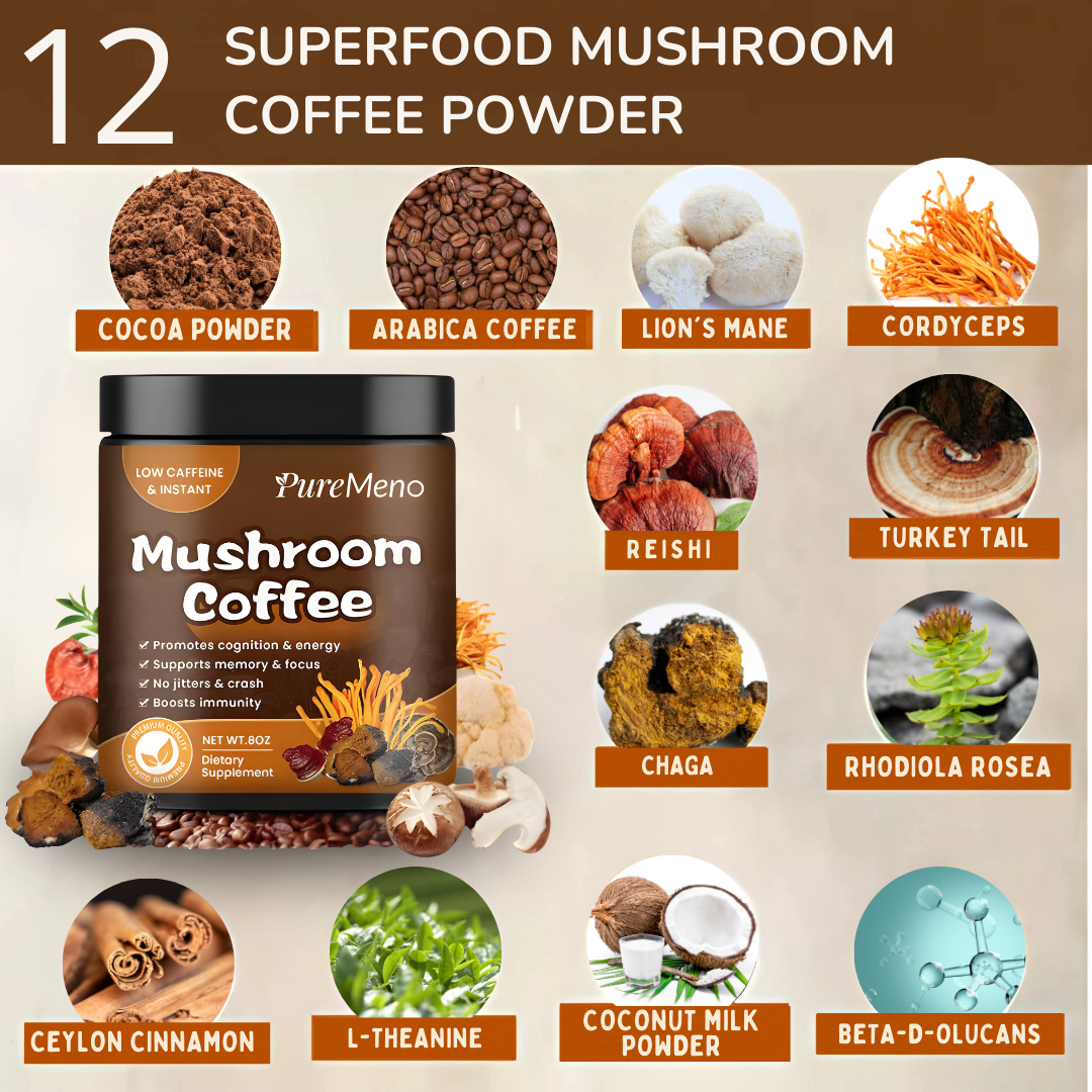 PureMeno Mushroom Coffee