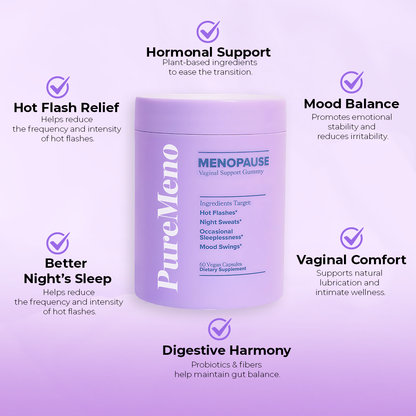 PureMeno Menopause Vaginal Support Gummy