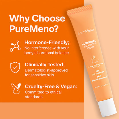 Puremeno Hormonal Hair Removal Cream