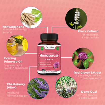 Puremeno Menopause Formula 120 Capsules