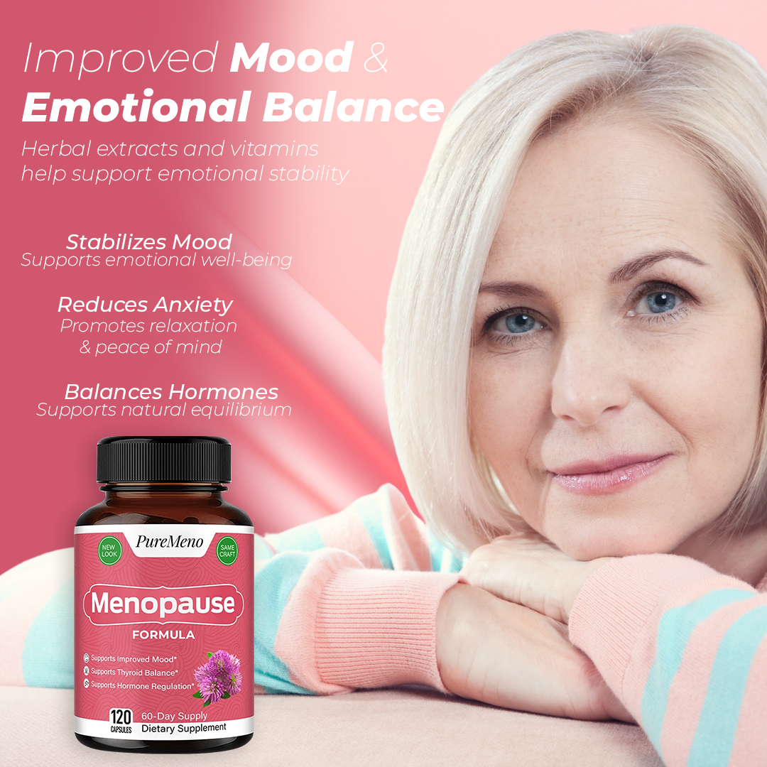 Puremeno Menopause Formula 120 Capsules